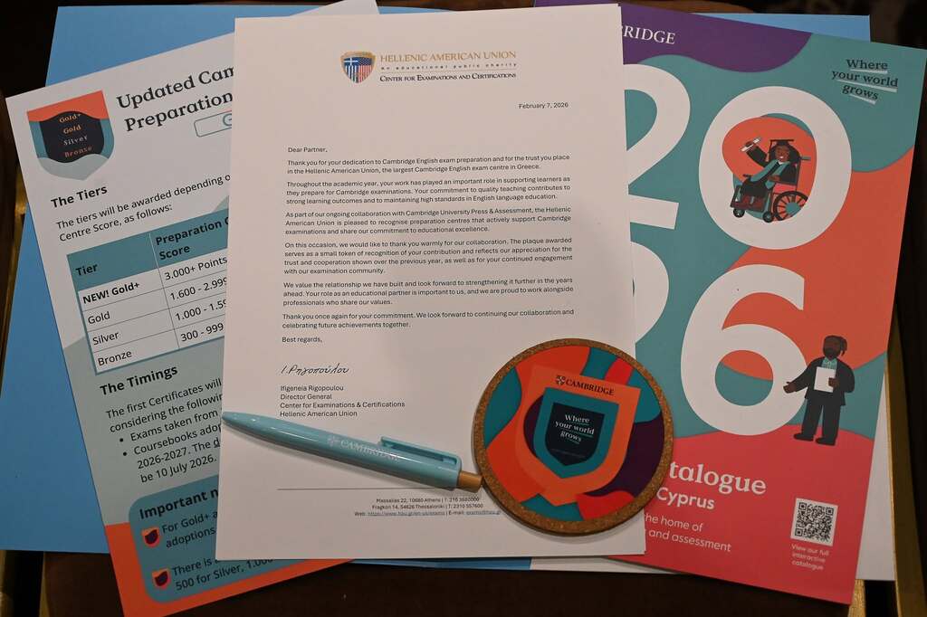 Andrioti School has once again been recognised as a Gold Cambridge English Preparation Centre!