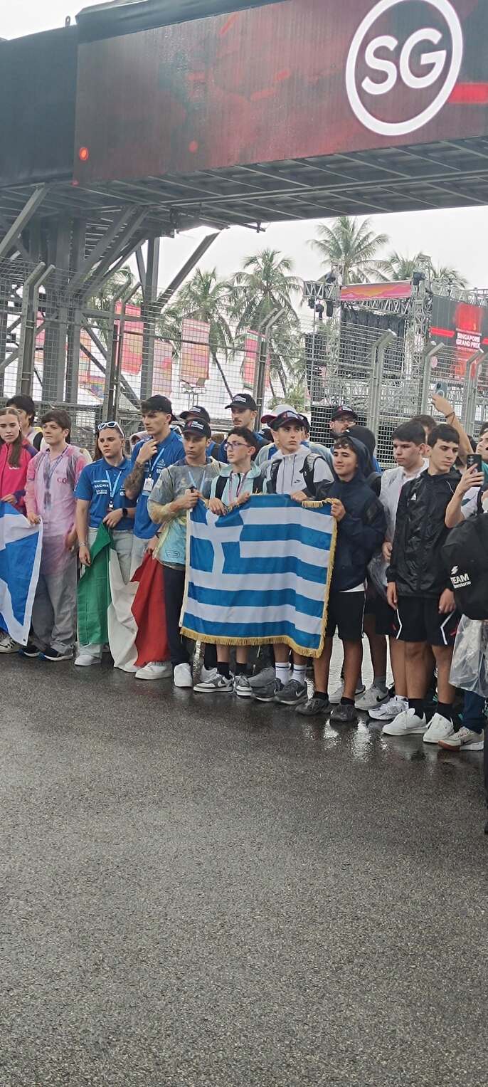 Andrioti School at STEM Racing World Finals 2025 in Singapore!