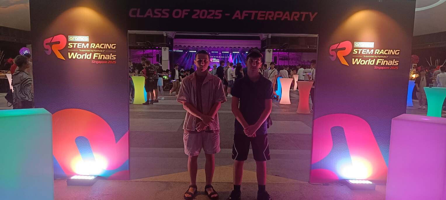 Andrioti School at STEM Racing World Finals 2025 in Singapore!
